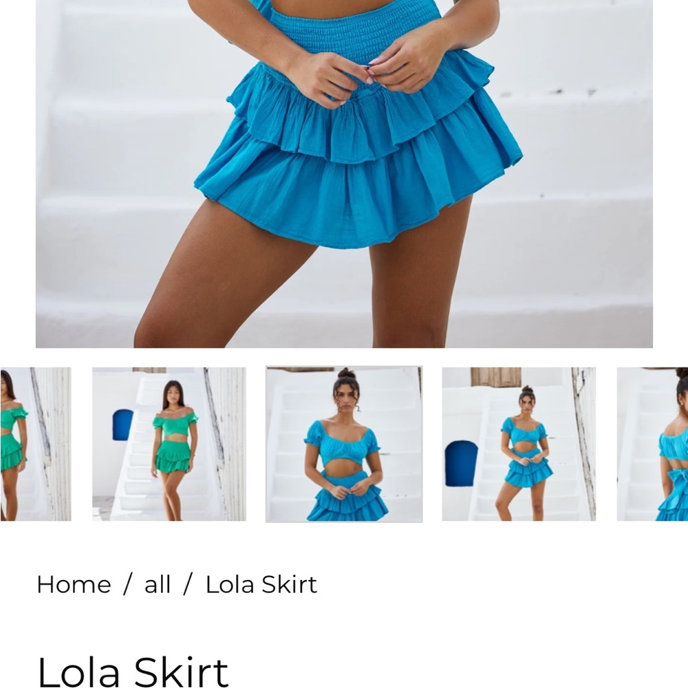 Lola Skirt Women's Blue Skort